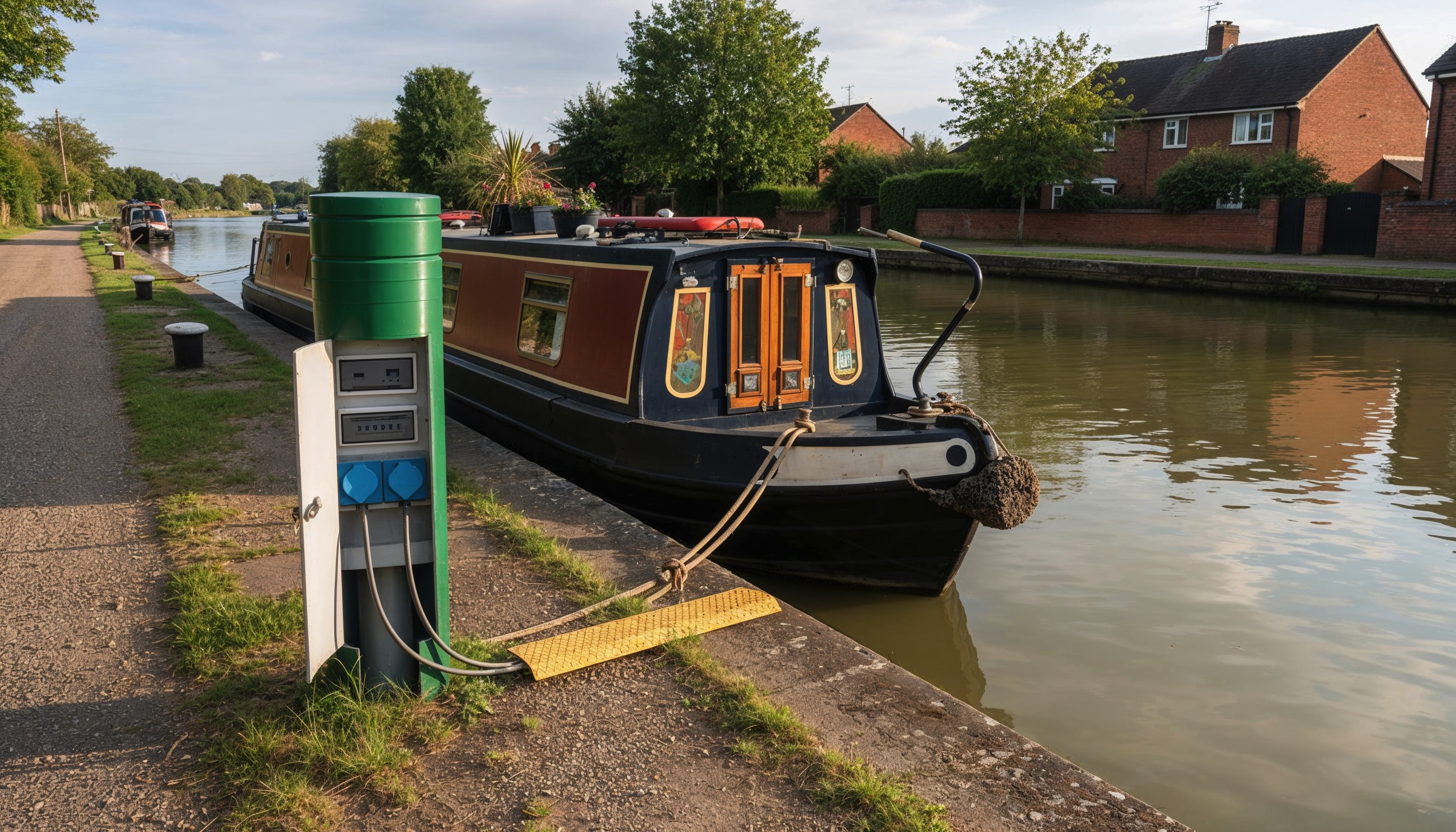 PARC PARIS BOLLARD INSTALLED AT A CANAL SIDE